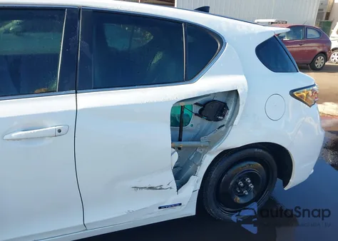 2014 Lexus Ct 200H из США, поврежденный, VIN JTHKD5BH0E2182578